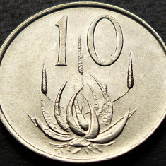 Moneda exotica 10 CENTI - AFRICA de SUD, anul 1987 * cod 365