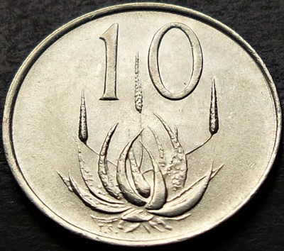 Moneda exotica 10 CENTI - AFRICA de SUD, anul 1987 * cod 365 foto