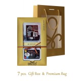 Set Cadou 7 piese Siretila&reg; Auriu &amp; Punga cadou