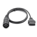 Cumpara ieftin Cablu Adaptor Diagnoza Moto BMW ICOM-D 10 Pin la OBD2 16 Pin Techstar&reg;, 150cm, Universal