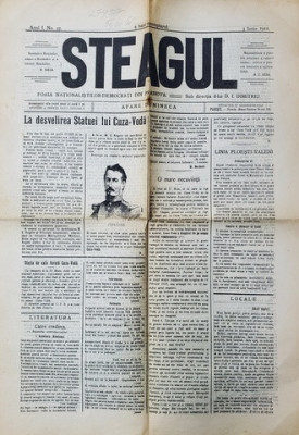 STEAGUL - FOAIA NATIONALISTILOR - DEMOCRATI DIN PRAHOVA , ANUL I , NR. 37 , 3 IUNIE , 1912 foto
