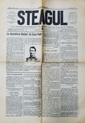 STEAGUL - FOAIA NATIONALISTILOR - DEMOCRATI DIN PRAHOVA , ANUL I , NR. 37 , 3 IUNIE , 1912