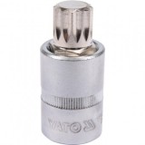 Bit SPLINE M16 cu adaptor 1/2&quot;, 55mm, Cr-V, Yato YT-04346