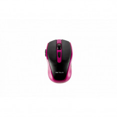 Mouse Serioux Pastel 600, Wireless, 1600 DPi Ajustabili, 5 Butoane, Scroll, Senzor Optic, Receiver USB, Ambidextru, Mov foto