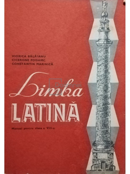 Viorica Balaianu - Limba latina - Manual pentru clasa a VIII-a (editia 1978)