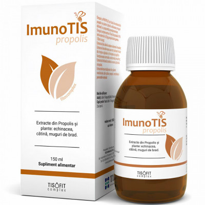 IMUNOTIS SIROP ECHINACEA+CATINA+LEMN DULCE 150ML foto