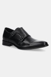 Aldo pantofi de piele AXWELL barbati, culoarea negru, 13617279