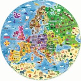 Puzzle 160 piese - Harta Europei | Mimorello