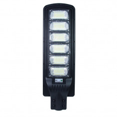 Lampa Stradala LED cu Incarcare Solara, 4U?, 300W, senzor miscare, acumulator intern, telecomanda foto