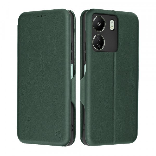Husa pentru Xiaomi Poco C65 / Redmi 13C, Techsuit, Safe Wallet Plus, Verde