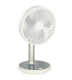 Ventilator de masa fara fir, 30cm, 4 moduri de functionare, alb, Oem