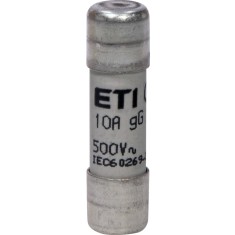 Siguranta fuzibila cilindrica 10A CH10X38 gG 500V Eti 002651017