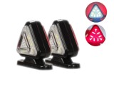 Cumpara ieftin Set lampi LED 12V-24V pozitie lumina alba + rosie
