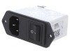Conector Alimentare AC Soclu Tată C14 2A 250VAC