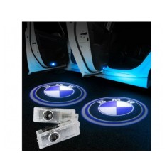 Set 2 lampi cu logo bmw pentru usa