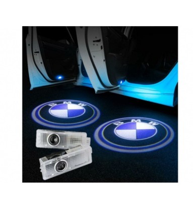 Set 2 lampi cu logo bmw pentru usa foto