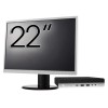 Pachet Calculator Second Hand HP EliteDesk 800 G3 Mini PC, Intel Core i7-7700T 2.90GHz, 8GB DDR4, 256GB SSD, Wi-Fi + Monitor 22&amp;quot; NewTechnology Me