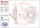 BREMBO 09.9167.1X XTRA LINE - Xtra Disc frana