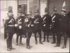 HST P983 Poza ofi?eri romani perioada regalita?ii foto