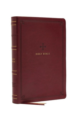 Nrsv, Catholic Bible, Standard Large Print, Leathersoft, Red, Comfort Print: Holy Bible