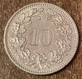 C50 - Moneda foarte veche - Elvetia - 10 rappen - 1999, Europa