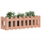 Pat &icirc;naltat gradina cu design gard 100x30x30 cm lemn douglas GartenMobel Dekor, vidaXL