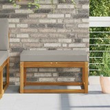 vidaXL Pernă pentru șezut Gri 80 x 40 x 8 cm 100% Polyester 900949