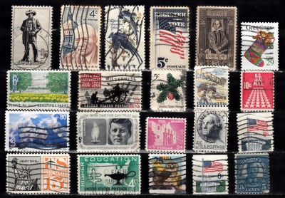 A7 T1 77 - Timbre foarte vechi - America foto