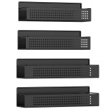 Set 4 rafturi magnetice SONGMICS pentru condimente, metalice, negre