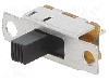 Intrerupator glisant, 2 pozitii, SPDT, BBM (non-shorting), ON-ON, E-SWITCH - EG1201A