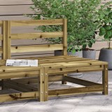 Gossi canapea de gradina fara cotiere, 70x70x67 cm, lemn pin tratat