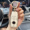 Husa Protectie Cheie Auto Mercedes Benz Alba, Premium, W213 E200 E300 S Class AMG GLS GLA GLK EQS EQC GLB W177