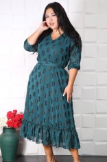 Rochie de ocazie Renata Verde - 50Marimea