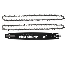 Set lama+2 lanturi Micul Padurar, 16&quot;, pas .325, grosime 1.5mm, 64pinteni, 32dinti FarmGarden AgroTrade