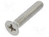Surub M4, otel inoxidabil A2, 20mm, cap ingropat, BOSSARD, 1399179