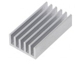 Radiator extrudat cu aripioare 37.5mm x 21mm