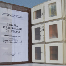 lot 60 diapozitive RSR - terapia tulburarilor de limbaj - 1996