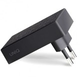 Incarcator Retea cu cablu Lightning UNIQ Votre Slim Kit, 1 X USB Tip-C, 18W, Power Delivery, Negru