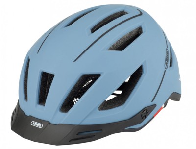 Casca de bicicleta ABUS Glacier Blue Unisex, Albastru, cu lumina LED, marimea 52-57 cm - RESIGILAT foto