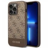 Guess Husa 4G Stripe Logo iPhone 14 Pro Maro