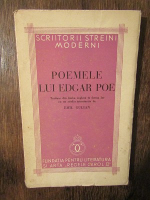 Poemele lui Edgar Poe foto