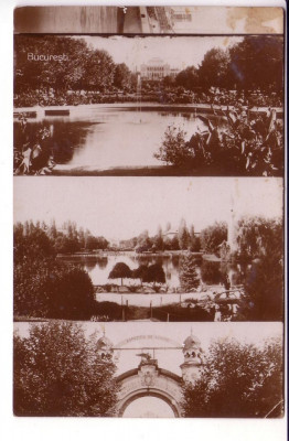 20 - Bucuresti - Parcul Carol I , carte postala circulata foto