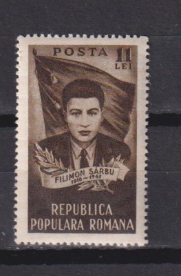 FILIMON SIRBU LP 282 MNH foto