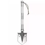 Lopata multifunctionala, din otel, pliabila, cu 12 functii, latime lama 13 cm, argintiu