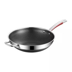 Tigaie Wok Gadgetry, Invelis Antiaderent in Stil Fagure si Inductie, 32 cm foto