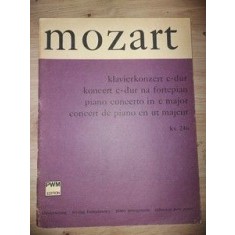 PARTITURA Mozart- Klavierkonzert c-dur koncert c-dur na fortepian piano concerto in c major concert de piano en ut majeur