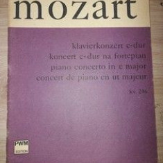 PARTITURA Mozart- Klavierkonzert c-dur koncert c-dur na fortepian piano concerto in c major concert de piano en ut majeur