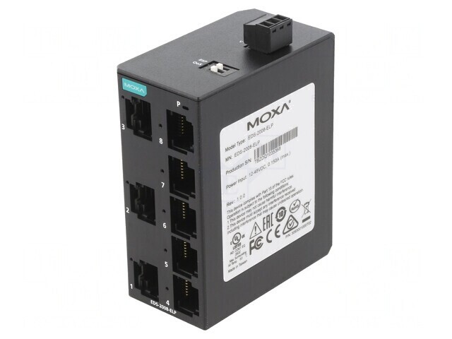 Switch Ethernet 8 Porturi 9,6-60VDC Neadministrabil