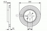 Disc frana HYUNDAI i20 (GB) (2014 - 2016) BOSCH 0 986 479 B05