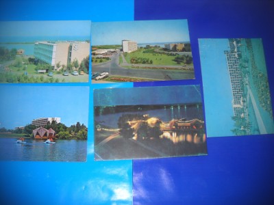 HOPCT LOT NR 875 NEPTUN --LITORAL-CT-5 CARTI POSTALE-RSR-CIRCULATE foto